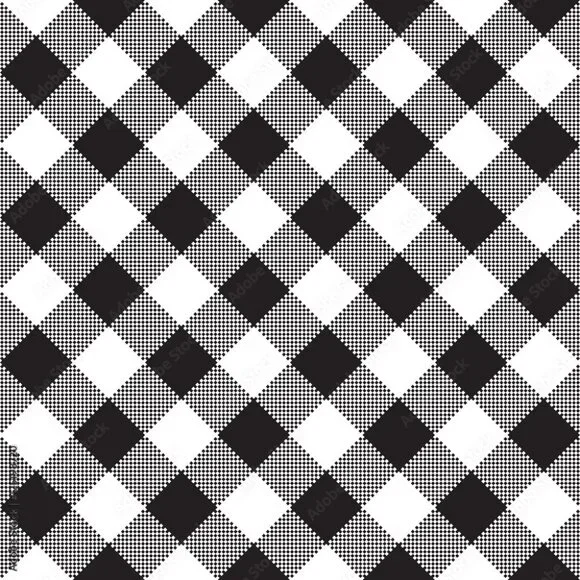 Cute Charles David Black and White Check Plaid Kitten Heel Pumps - Picture 9 of 12